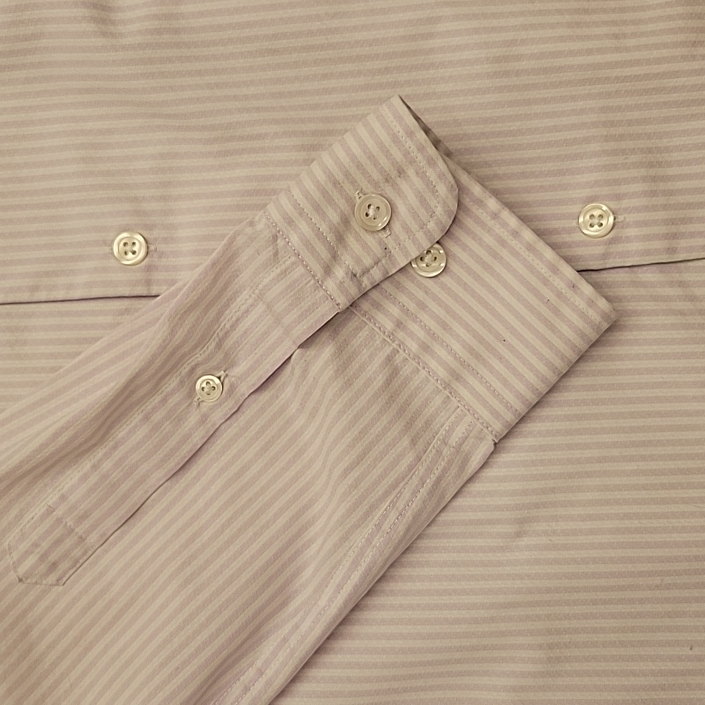 Goodfellow & CO Long-sleeved Button-down Striped Shirt, M - Picture 5 of 12